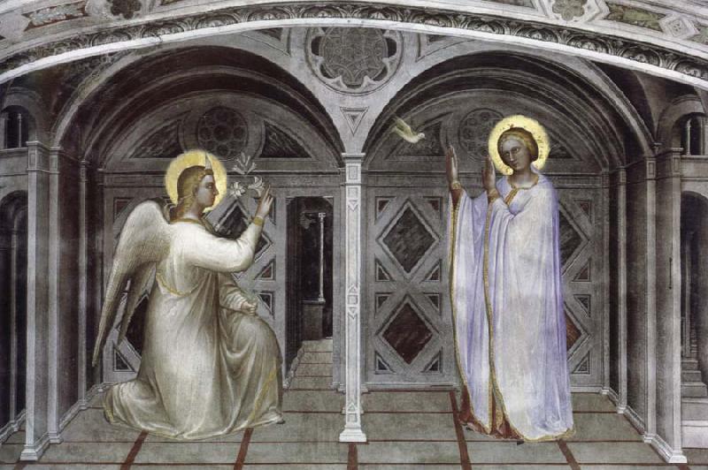 GIUSTO de  Menabuoi Annunciation France oil painting art